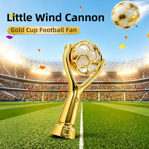 Golden Cup Rechargeable Portable Fan for Car & Outdoor Use