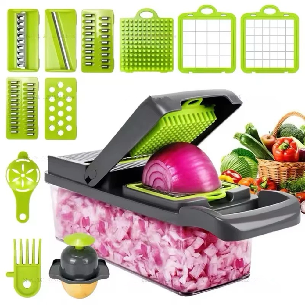 16-in-1 Vegetable Chopper | Slicer, Dicer & Peeler