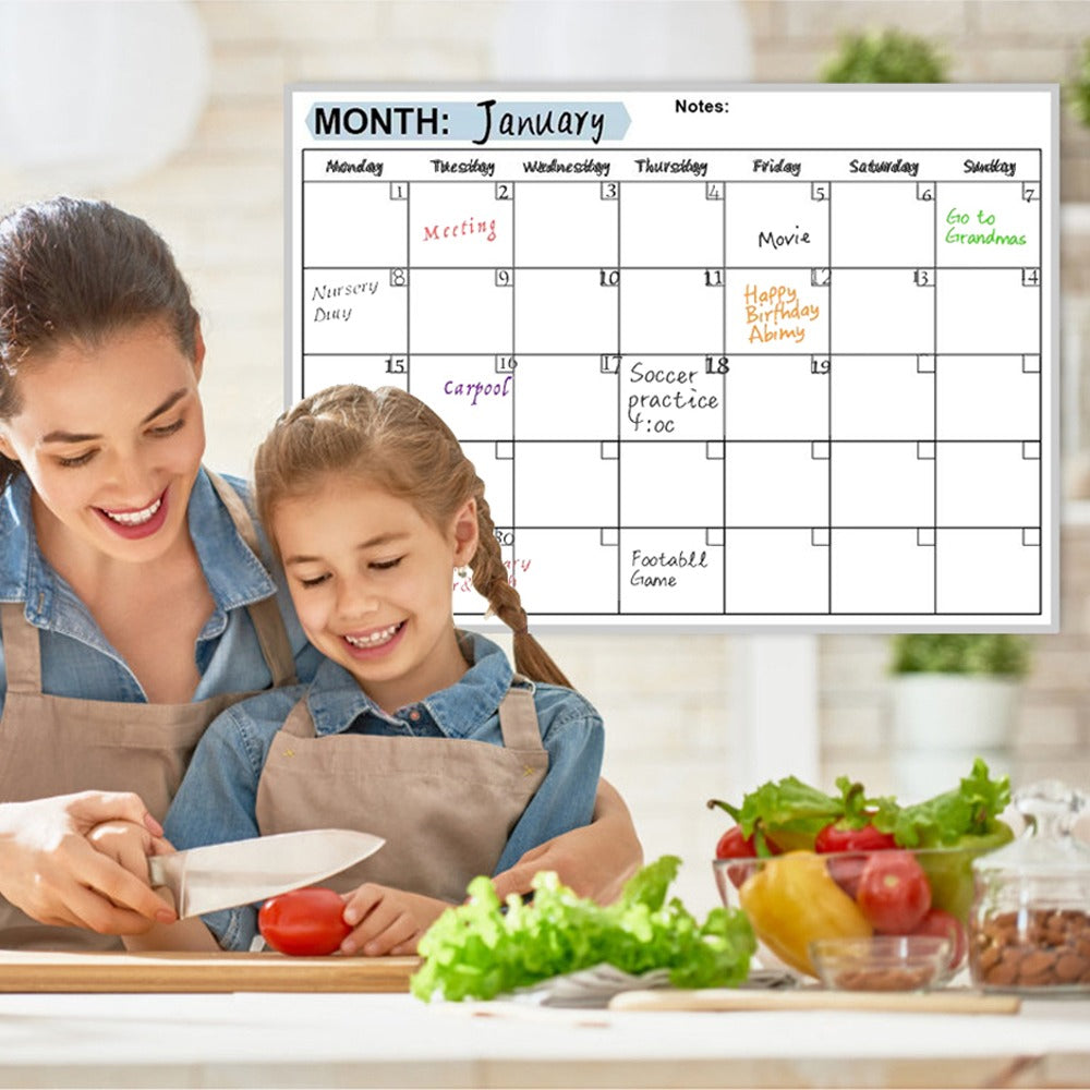 Magnetic Fridge Memo Board | Easy Erase & Reusable Organizer